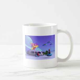 Caneca De Café O espaço come a caneca do café