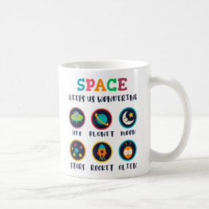 Caneca De Café O espaço nos deixa curiosos
