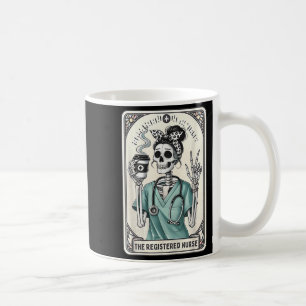 Caneca De Café O Esqueleto Da Placa De Enfermeiro Registrado Rn N