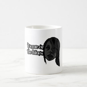 Caneca De Café O esquema Dayna "é mim ou os azuis "