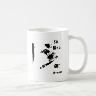 Caneca De Café o esqui gosta de uma menina