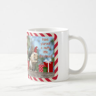 Caneca De Café O esquilo bonito do Natal, tem um Xmas de noz!!