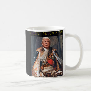 Caneca De Café O Excelente Maga King Divertido Trump Ultra Maga K