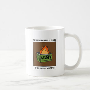 Caneca De Café O Exército é um Fogo Idiota