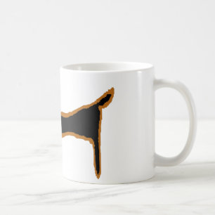 Caneca De Café O famoso Dachshund Negro