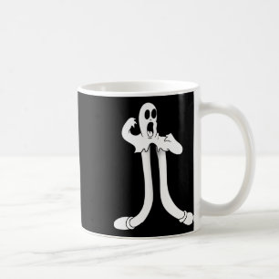 Caneca De Café O Fantasma Palhaço Dividiu O Trabalho Negra