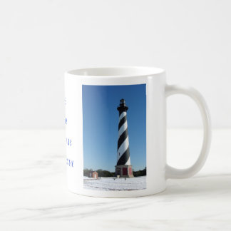 Caneca De Café O farol de Hatteras do cabo