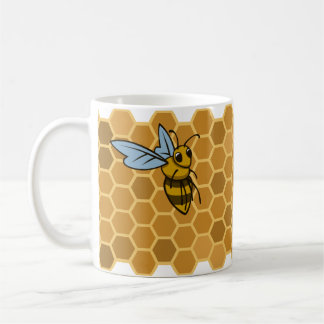 Caneca De Café O favo de mel Bumble abelhas