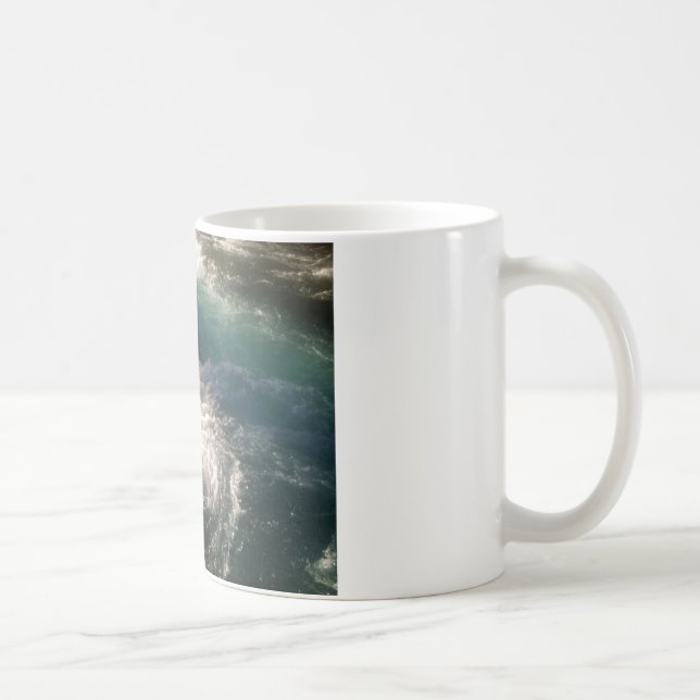 Caneca De Café O Feiticeiro Cai no Rio Metolius (Direita)