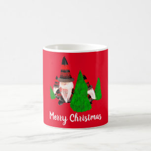 Caneca De Café O Feliz Natal, anões engraçados personaliza