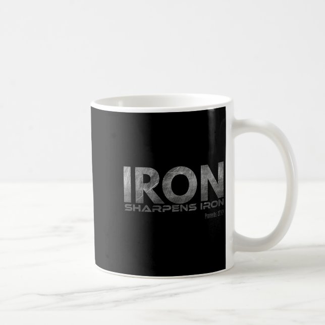 Caneca De Café O ferro afia o ferro (Direita)