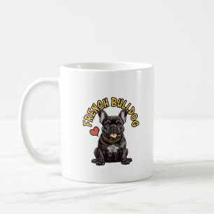 Caneca De Café O Filósofo "Orelha de Morcego": Bulldog Francês