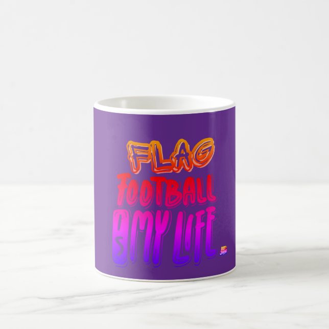 Caneca De Café O Flag Football É Minha Vida  (Centro)