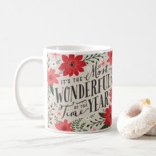 Caneca De Café O Floral de Férias do Ano Mais Maravilhoso