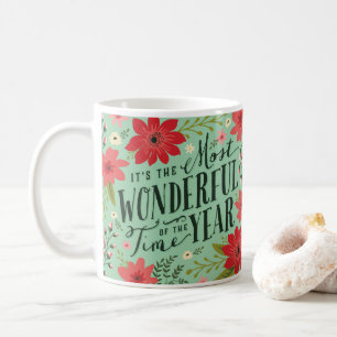 Caneca De Café O Floral de Férias do Ano Mais Maravilhoso