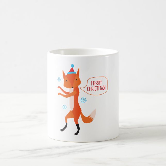 Caneca De Café O Fox diz o Feliz Natal! (Centro)