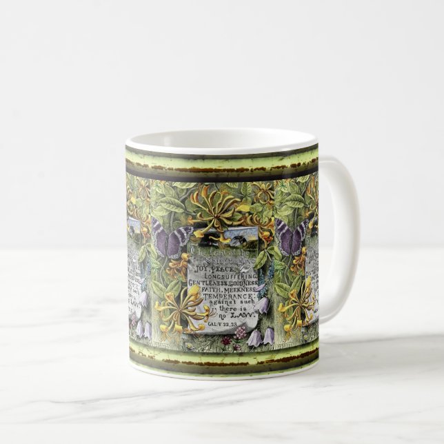 Caneca De Café O Fruto Do Espírito (Frente Esquerda)