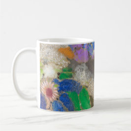 Caneca De Café O fundo de abstrato de Odilon Redon.