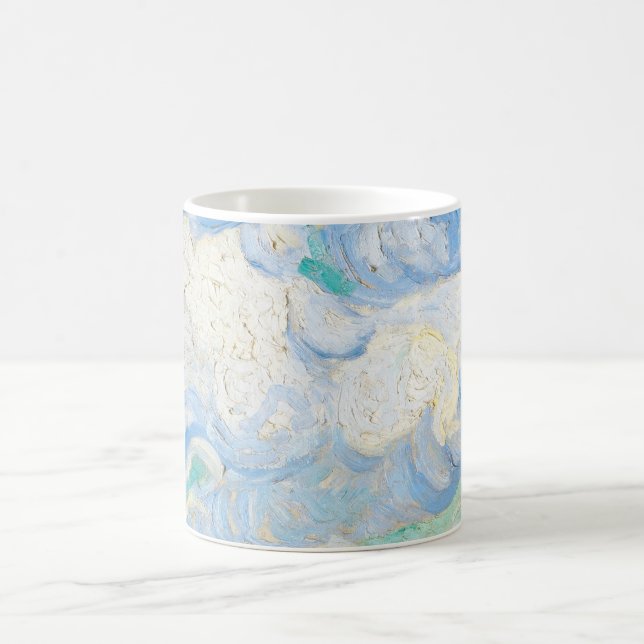 Caneca De Café O fundo do céu de Van Gogh (Centro)