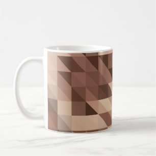 Caneca De Café O fundo geométrico dos abstrato parece estilizado 