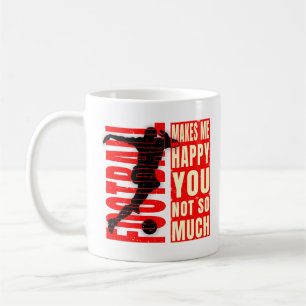 Caneca De Café O Futebol Me Faz Feliz Você Não Tanto