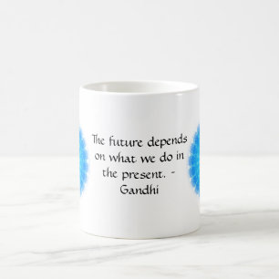 Caneca De Café O futuro depende do que nós fazemos no presente