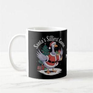 Caneca De Café O Ganso Mais Bobo do Papai Noel Uma História de Na