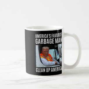Caneca De Café O Garge Man Favorito da América Limpa o Fundo Amer