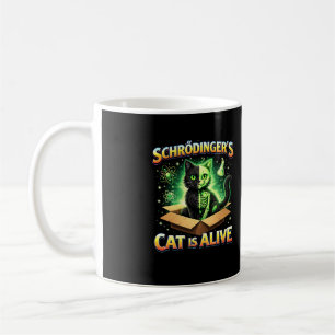 Caneca De Café O Gato Curioso de Schrödinger