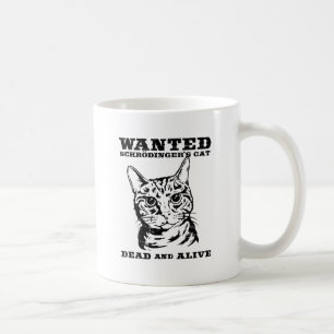 Caneca De Café O gato de Schrodinger quis inoperante ou vivo