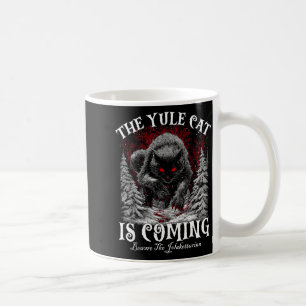 Caneca De Café O Gato de Yule Está Chegando