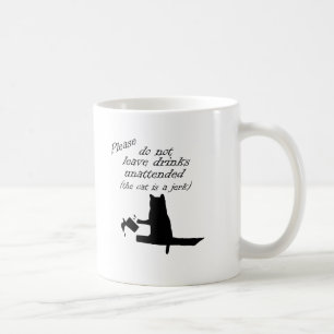 Caneca De Café O Gato é um Idiota