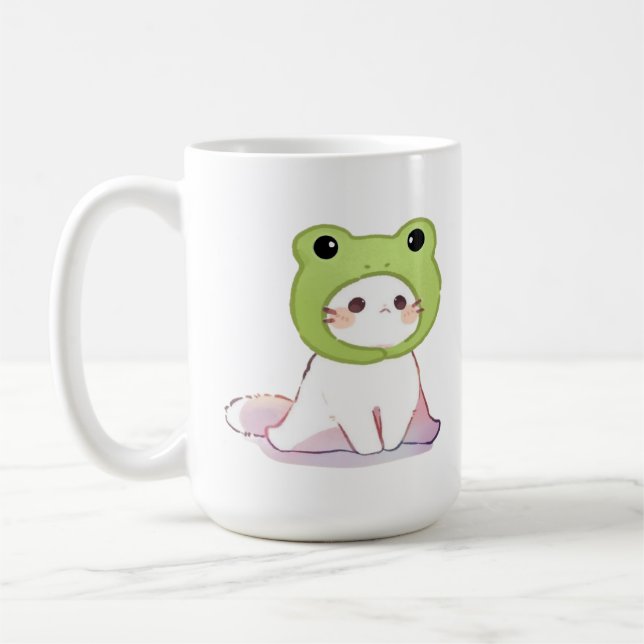 Caneca De Café O gato sapo fofo (Esquerda)