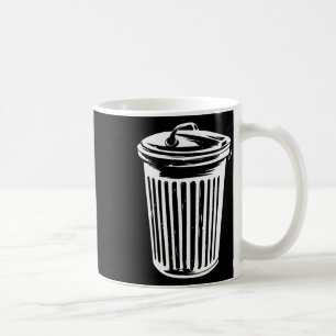 Caneca De Café O Gelado de Figurino do Dia das Bruxas Pode Trashc