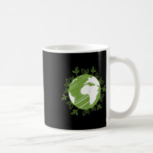 Caneca De Café O globo do Dia da Terra prevê proteção ambiental