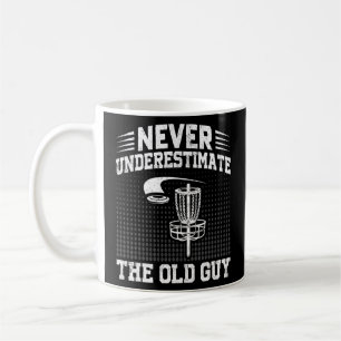 Caneca De Café O Golf De Disco Mens Nunca Subestima A Antiga Cara