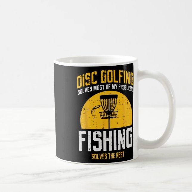 Caneca De Café O Golfe De Disco Resolve A Maioria Dos Problemas C (Direita)