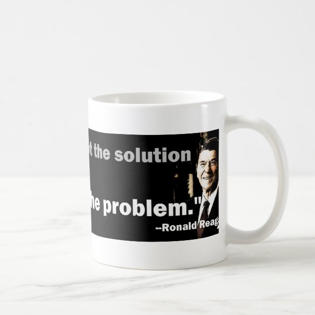 Caneca De Café O governo é o problema (Direita)