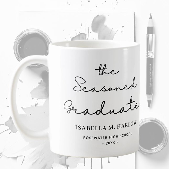 Caneca De Café O Graduado Experiente Personalizado (Criador carregado)