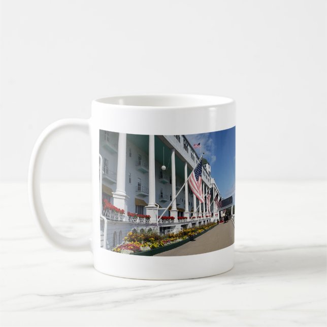 Caneca De Café O Grand Hotel em Mackinac Island, Michigan (Esquerda)