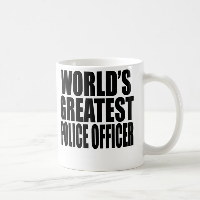 Caneca De Café O grande agente da polícia do mundo (Direita)