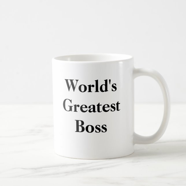 Caneca De Café O grande chefe do mundo (Direita)