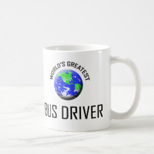 Caneca De Café O grande condutor de autocarro do mundo