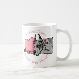 Caneca De Café O Grande Dane Detém o Merle do Coração