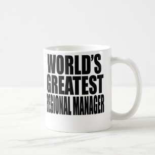 Caneca De Café O grande gerente regional do mundo