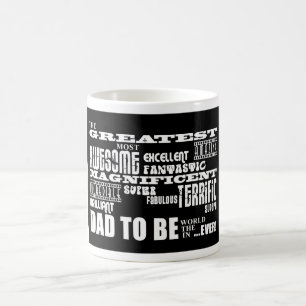 Caneca De Café O grande melhor futuro do chá de fraldas gena o
