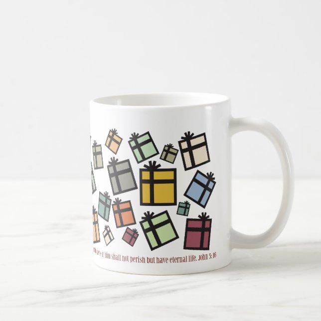 Caneca De Café O grande presente do deus (Direita)