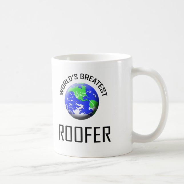 Caneca De Café O grande Roofer do mundo (Direita)