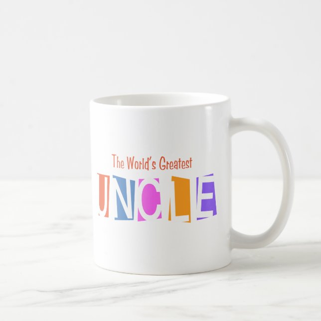 Caneca De Café O grande tio do mundo retro (Direita)