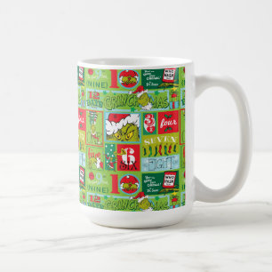Caneca De Café O Grinch 12 Dias do Grinchmas Padrão